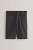 Grey Regular Waist Flat Front Shorts (3-14yrs), Regular Waist