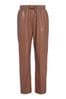 Barbour® International Camel Agusta Faux Leather Trousers