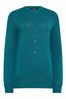 Long Tall Sally Blue Crew Neck Cardigan