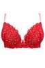 Pour Moi Pink Padded Romance Moulded Plunge Push Up Bra