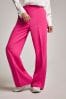 JD Williams Pink Magisculpt Wide Leg Crepe Trousers