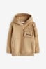 Tan Brown Utility Hoodie (3-16yrs)