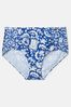 Joules Jasmine Blue Mosaic Bikini Bottoms