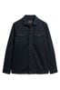 Blue Superdry Merchant Quilted Overshirt