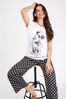 Character Black Disney Minnie Mouse Women's Long Leg Pyjama Set