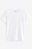 White The Everyday Crew Neck Cotton Rich Short Sleeve T-Shirt