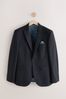 Navy Blue Slim Fit Two Button Suit Jacket, Slim Fit