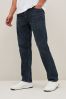 Blue Dark Rinse Vintage Stretch Authentic Jeans, Slim Fit