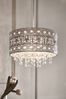 Chrome Maya Easy Fit Pendant Lamp Shade