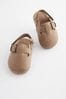 Neutral Pram Clogs (0-2mths)