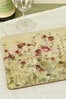 Set of 6 Red Wild Poppy Placemats