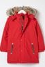 FatFace Red Addison Waterproof Coat