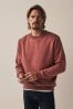 Ton - Reguläre Passform - Jersey-Sweatshirt mit hohem Baumwollanteil und Rundhalsausschnitt, Regular Fit