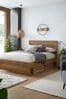 Oak Effect Bronx Wooden Bed Frame