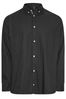 BadRhino Big & Tall Black Long Sleeve Poplin Shirt