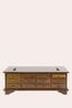 Laura Ashley Dark Chestnut Garrat 12 Drawer Coffee Table