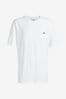 White Lacoste Sports Regular Fit Cotton T-Shirt