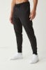 Black Tapered Fit Joggers, Tapered Fit
