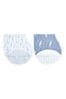 aden+anais Blue Organic Cotton Muslin Oceanic Burpy Bibs 2 Pack