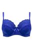 Pour Moi Blue Non Padded Underwired Rebel Underwired Side Support Bra