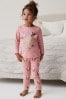 Rentier, Pink - Weihnachtliche Pyjamas (9 Monate bis 12 Jahre)