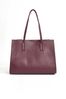 Berry Red Formal Open Tote Bag