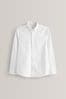White Plain Long Sleeve Oxford Shirt (3-16yrs), Long Sleeve