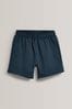Navy Blue 100% Cotton Jersey School Shorts (3-16yrs)