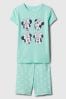 Gap Green Disney Short Sleeve Pyjama Set (6mths-5yrs)