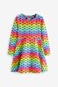Little Bird by Jools Oliver Multi Rainbow Wave Skater Dress