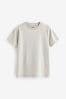 رمادي باهت - Short Sleeve T-Shirt (3-16yrs), Regular Fit