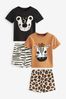 Animal Print Short Pyjamas 2 Pack (9mths-8yrs)