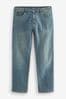Blue Light Vintage Straight Fit Vintage Stretch Authentic Jeans, Straight Fit