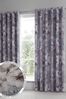 Catherine Lansfield Dramatic Floral Eyelet Curtains
