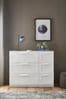 White Flynn 6 Drawer Chest of Drawers, 6 Drawer