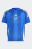 White/Blue adidas Pitch 2 Street Messi Training Jersey T-Shirt