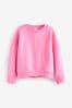 Fluro Pink Crew Sweatshirt Top (3-16yrs)