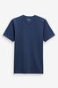 Navy Blue Slim Essential V-Neck T-Shirt, Slim