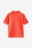 Orange Short Sleeve Sunsafe Rash Vest (3-16yrs), Short Sleeve