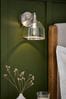 Brushed Chrome Gloucester Battery Operated Wall Light