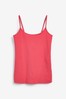 Berry Red Thin Strap Vest, Regular/Tall