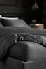 <span>Anthrazitgrau</span> - Collection Luxe Spannbetttuch aus 100 % Baumwolle für extra hohe Matratzen, Fadendichte: 300