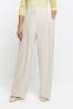 Red River Island Wide Leg Pleated Clean Trousers