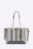 Grey River Island Panelled Wing Tote Bag