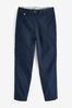 Navy Blue Chino Trousers, Regular