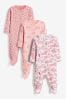 Baby 3 Pack Sleepsuits (0mths-2yrs)
