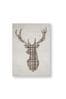 Art For The Home Tartan Stag Canvas