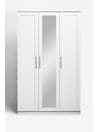 White Flynn Triple Wardrobe, Triple