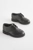 Schwarz - Smart Leather Brogues Shoes, Wide Fit (G)
