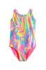 Multi Bright Abstract Print Swimsuit (3-16yrs)